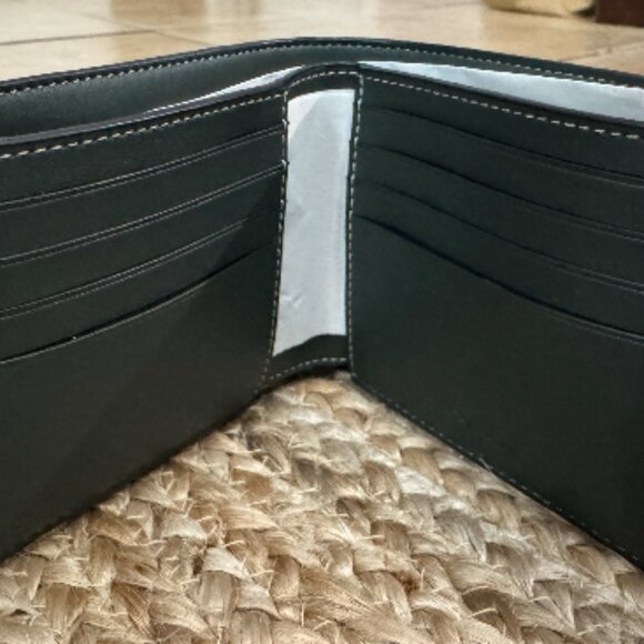 NWT Coach 3-In-1 Wallet Printed Coated Canvas Monogram Amazon Green - Picture 7 of 9